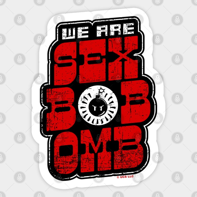 scott pilgrim vs the world, We are sex bob-omb Sticker by HEJK81